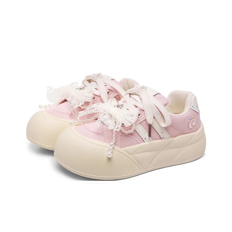 Lovely You Wear resistant And Lightweight Low Top Skateboard Shoes Women's-8