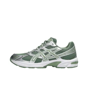 Asics Gel 1130 Anti Slip Wear Resistant Low Top Casual Running Shoes Unisex Green Silver Color