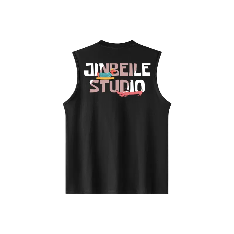 JINBEILE Tank Tops Unisex-0