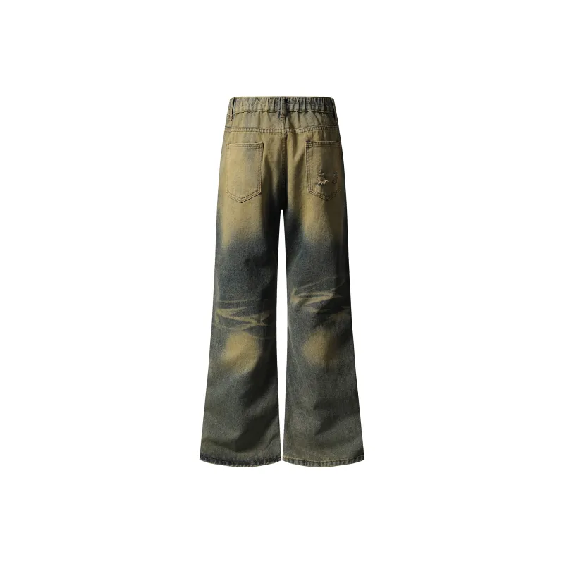 FAIRWHALE Jeans Unisex Vintage Blue-2