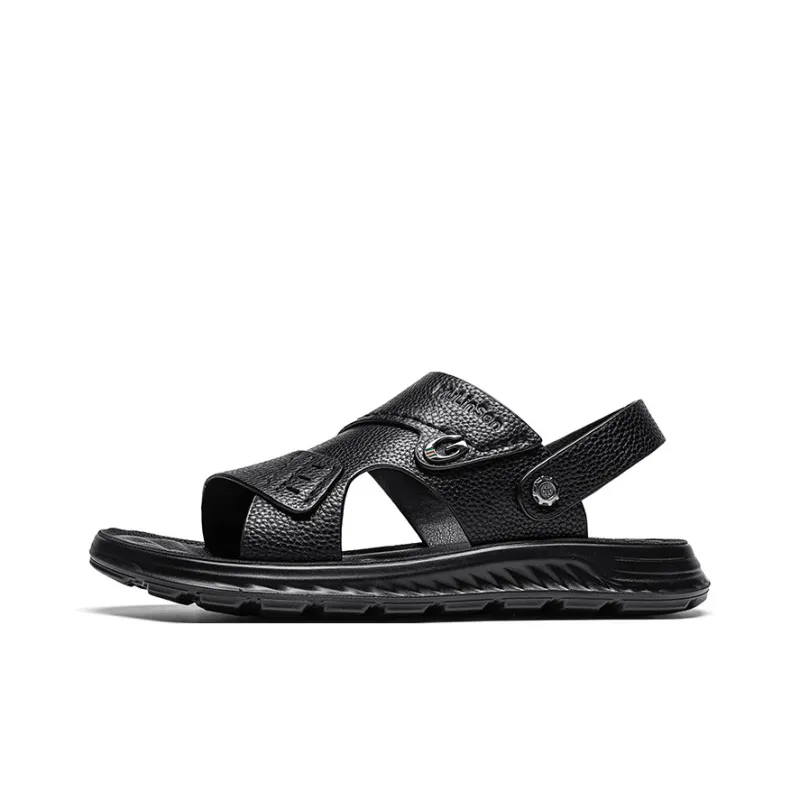 Mulinsen Beach Sandals Men Black/Brown-0
