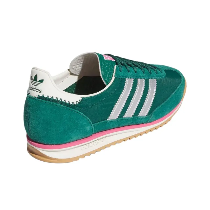 Adidas Originals SL 72 OG Anti Slip Wear Resistant Low Top Casual Shoes Women's Green-4