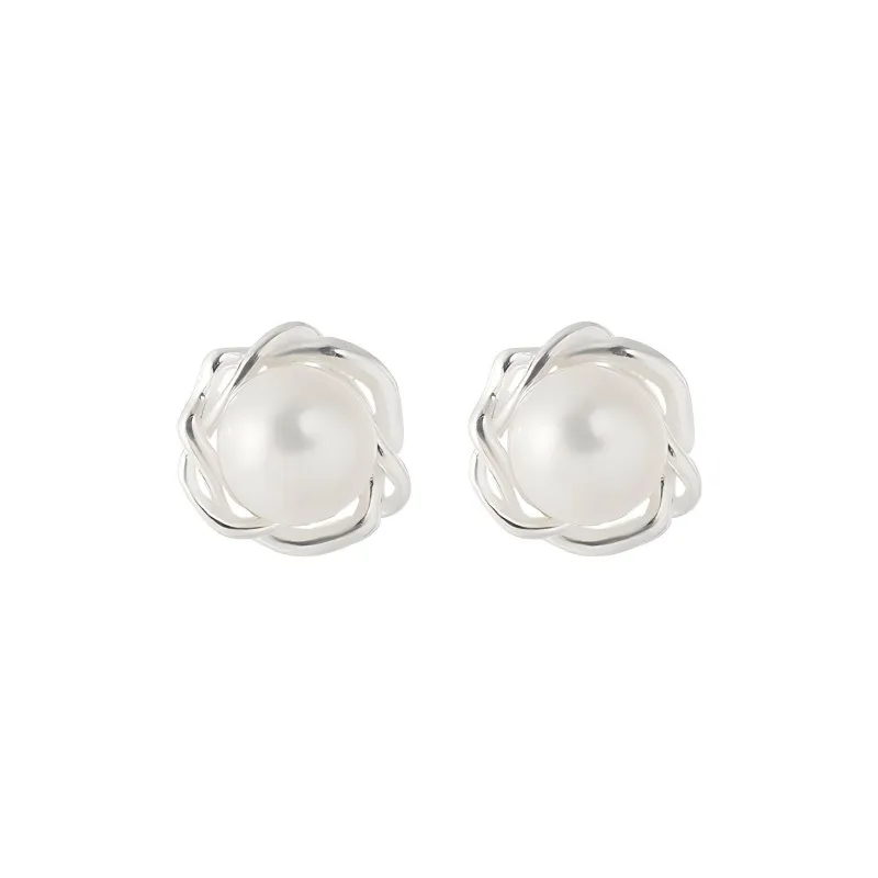 Zocai S925 Silver Stud Earrings Women's-0