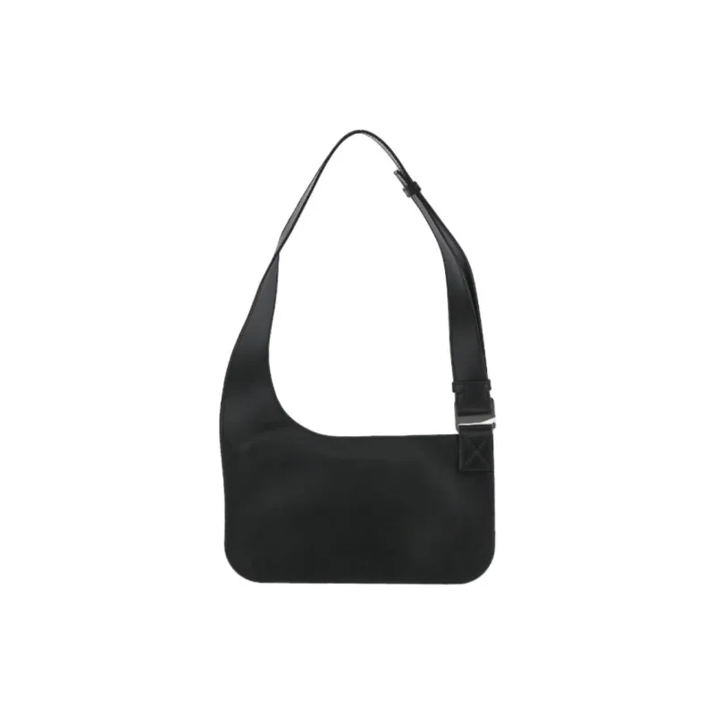 Jacquemus Smooth Leather Messenger Bag Shoulder Bag Crossbody Bag Mini Men's Black-2