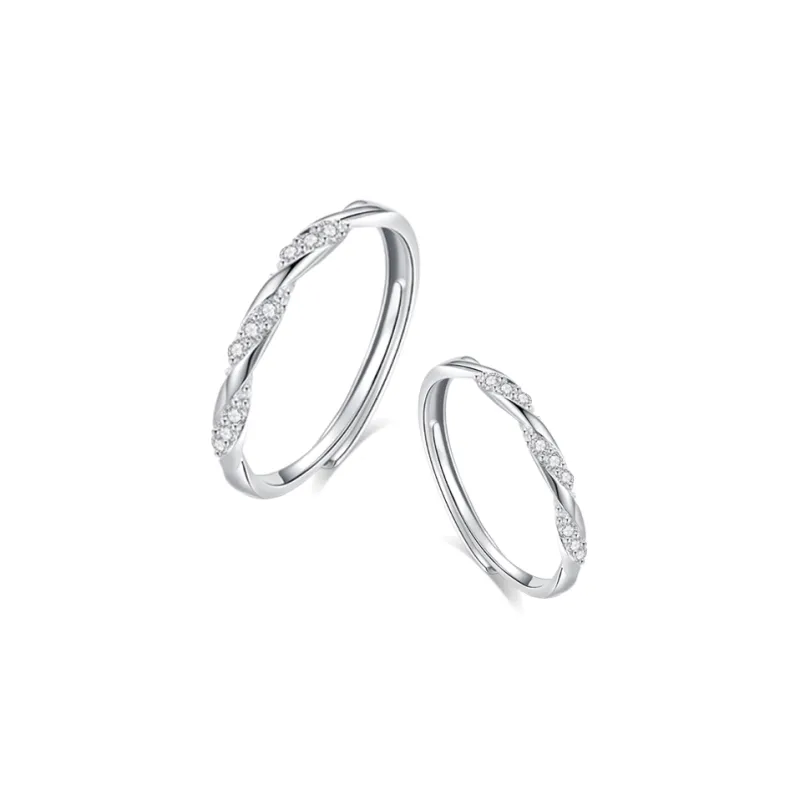 SEEPD Colored Glaze Zircon Ring Unisex-9