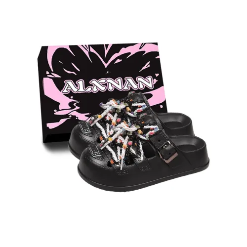 Alxnan Slip Resistant Closed Toe Slippers Women's Box
