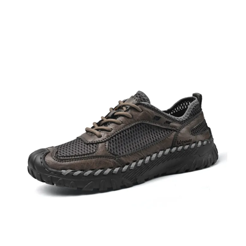 Wen Nai Casual Shoes Men's Gray-1