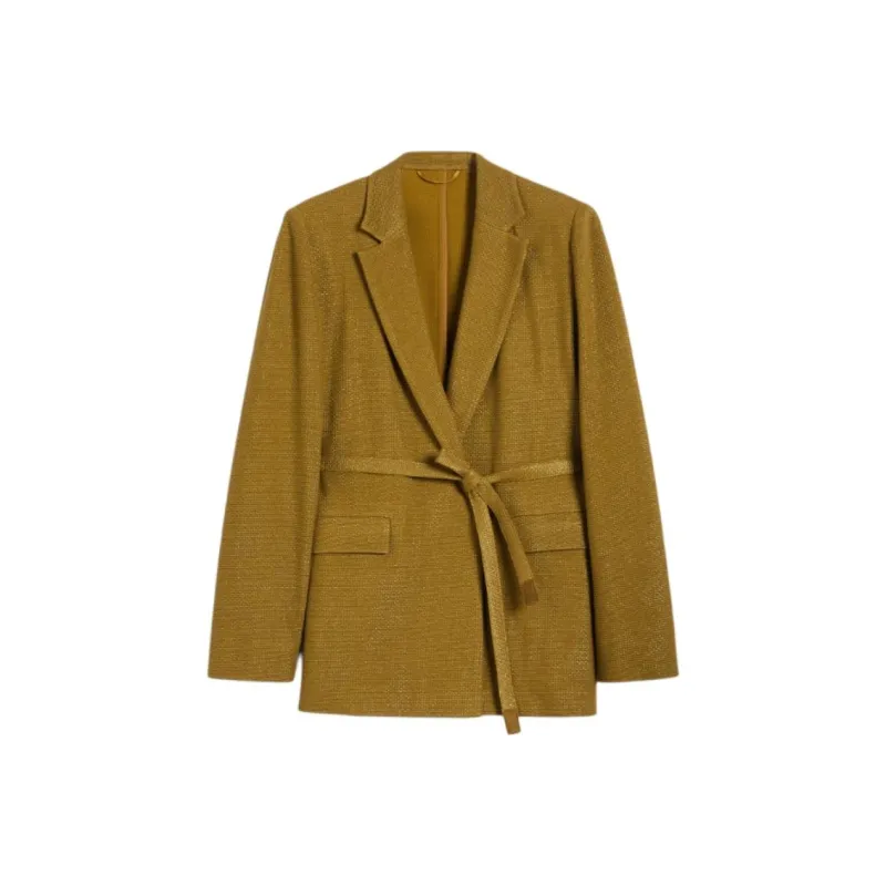 MaxMara Studio Jackets & Coats Women's Olive Green-0