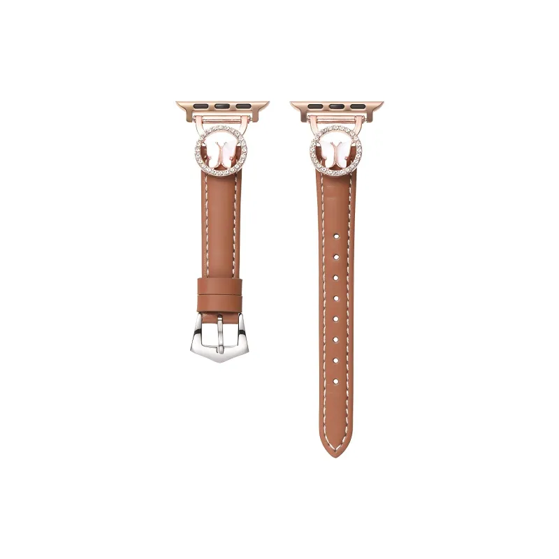 KVZUVUU Apple Compatibility Watch Band Cowhide Leather Material-1