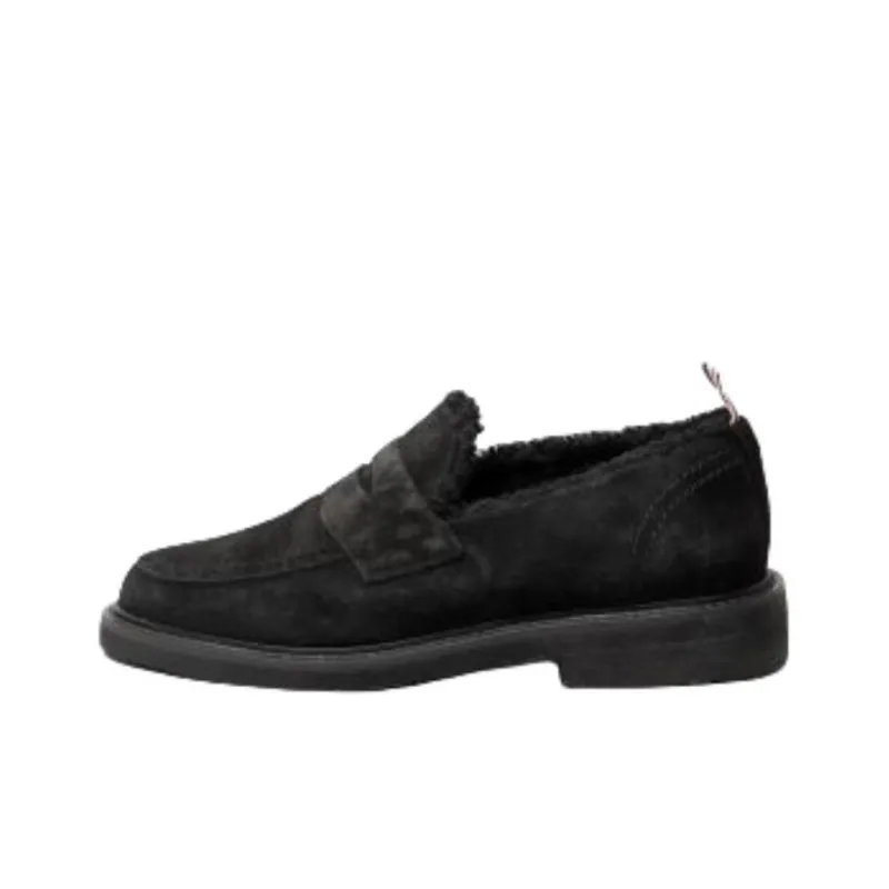 THOM BROWNE· Penny Casual Shoes Men's Black-0