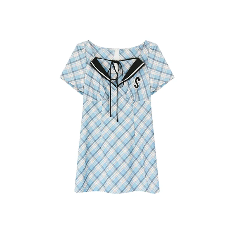 Mu Xiao Xin Short Sleeved Dress Women's-0