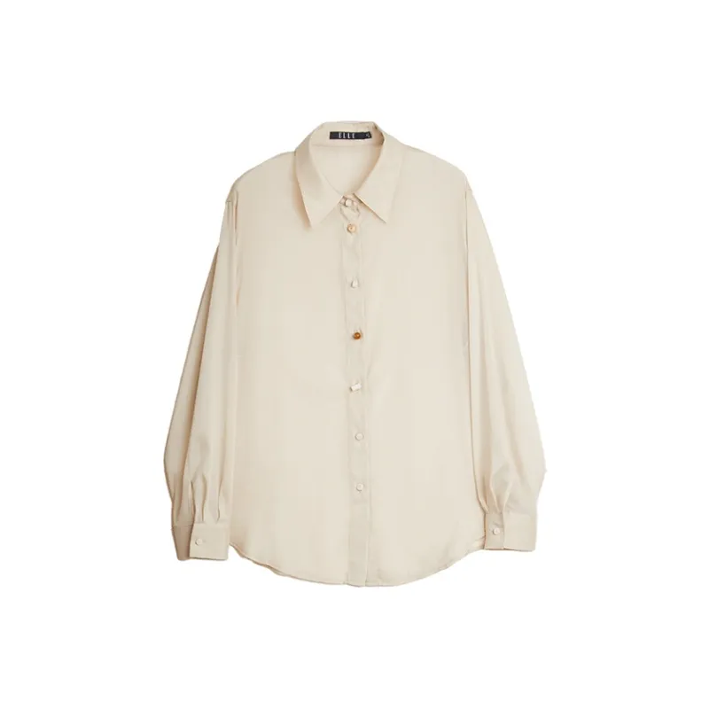 ELLE Shirts Women's Khaki Green-0