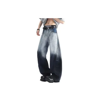 Poshbrain Jeans Unisex Gradient Blue