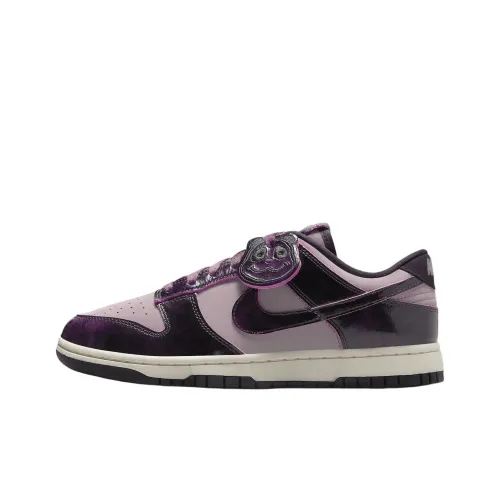 Nike Dunk Anti Slip Wear Resistant Low Top Skateboard Shoes Unisex Pink Purple