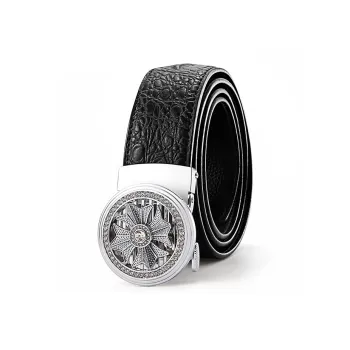 Yalu Cow Leather Belts Men's Width 3.5CM