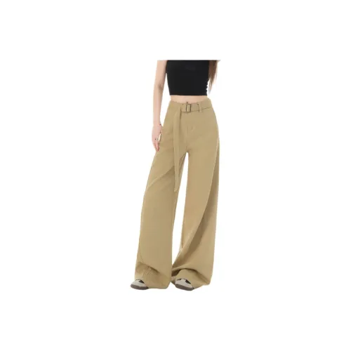 HUICUIGE Jeans Women's Khaki