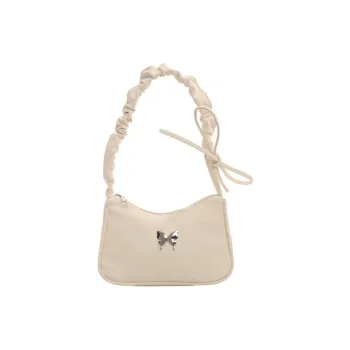 RIVMIND PU Shoulder Bag Women's White/Silver/Black/Khaki/Brown