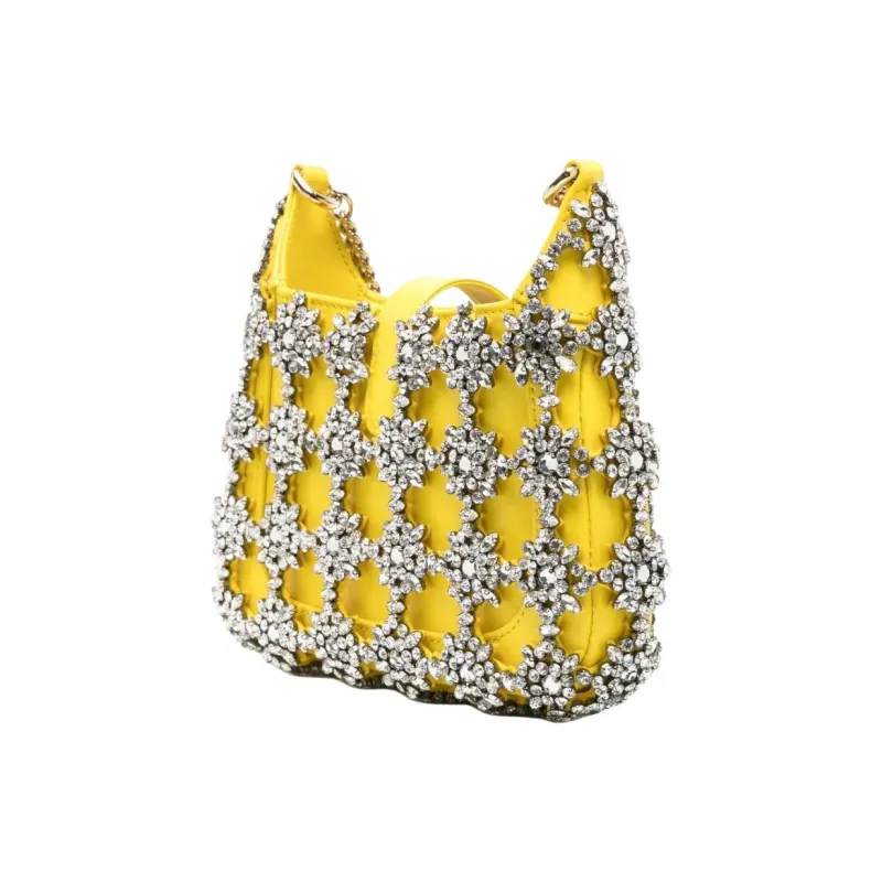 GUCCI Jackie Notte Calfskin Shoulder Bag Mini Women's Lemon Yellow-1