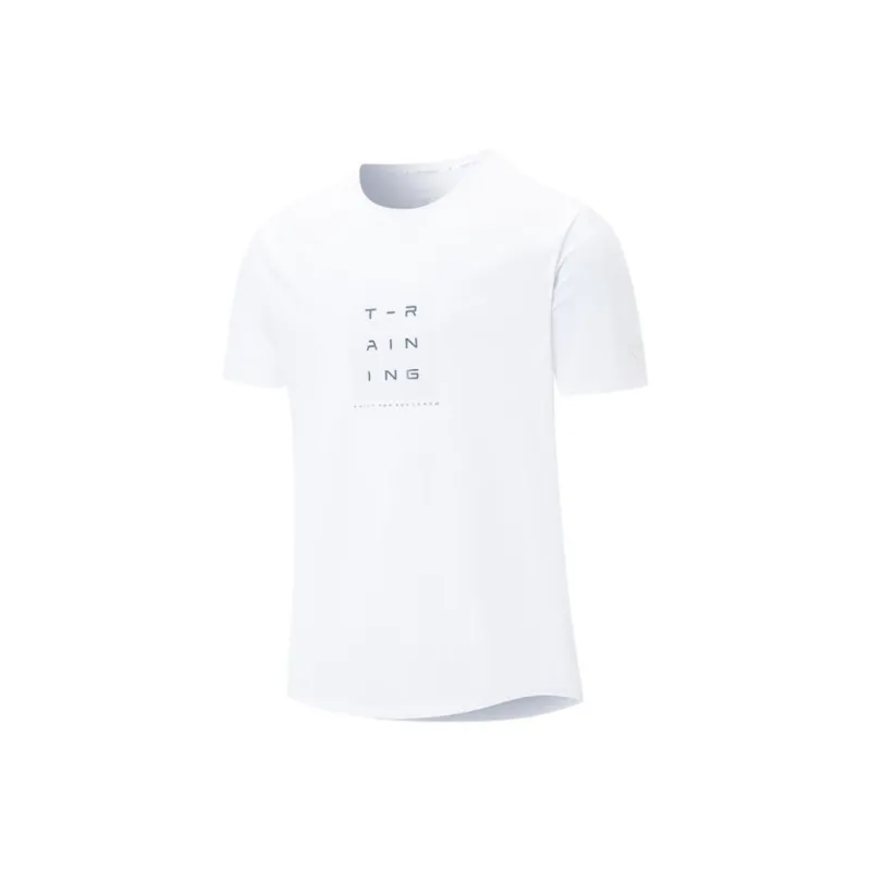 XTEP T Shirts Men Pearl White-0