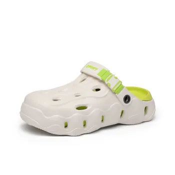 DOUBLE STAR 88 Clogs Unisex White Green