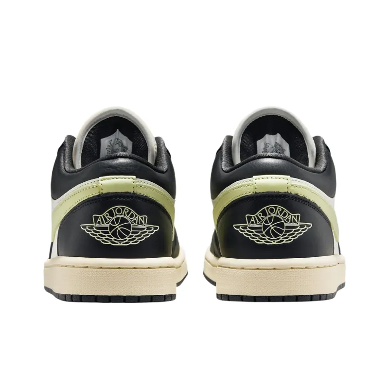 Jordan Air Jordan 1 Anti Slip Wear Resistant Low Top Vintage Basketball Shoes Unisex Black White-4