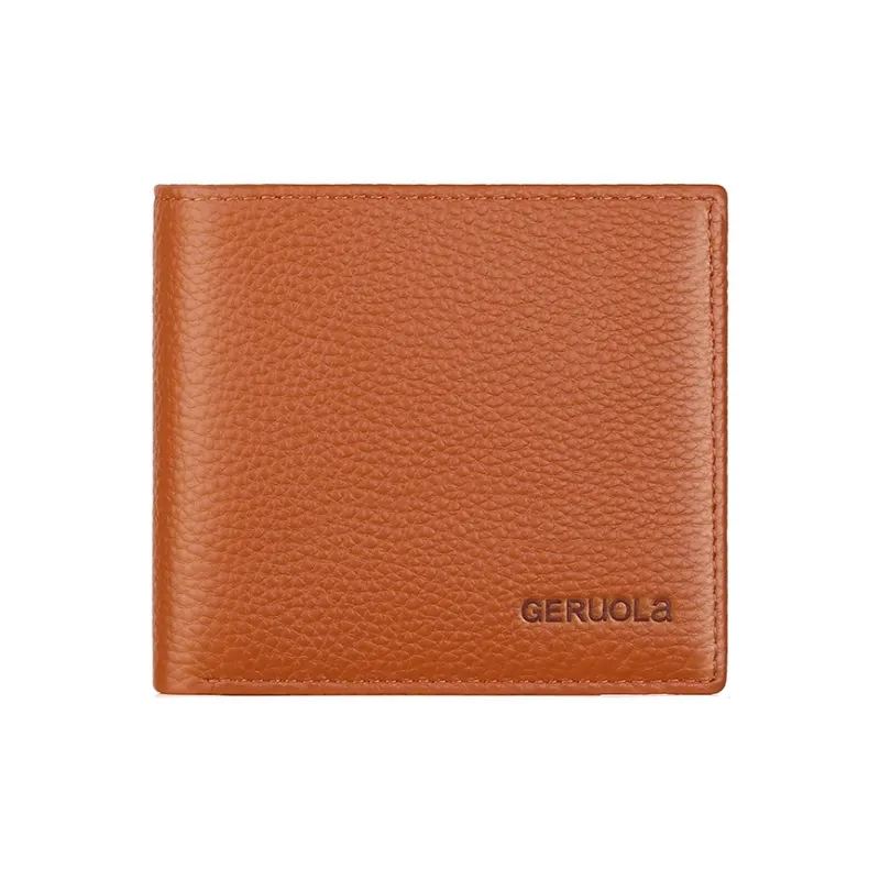 Gorora Top Grain Cow Leather Horizontal Wallet Regular Women's Multicolor-4