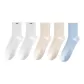5 Pack[White 2, Skin 2, Sky Blue 1]