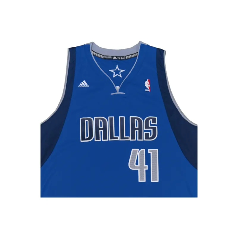 Adidas x NBA Dallas Mavericks SWINGMAN Fan Edition Basketball Jersey Unisex Blue-2