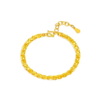 PRETTY DIARY Sterling Silver Hand Accessory Bracelet Women's