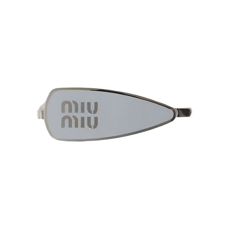 MIU MIU Enamel Hair Clips Women's Cornflower Blue-0