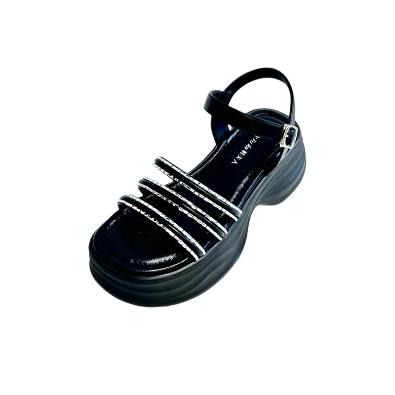 Shoe Lady One Strap Sandals 6cm Women's-2