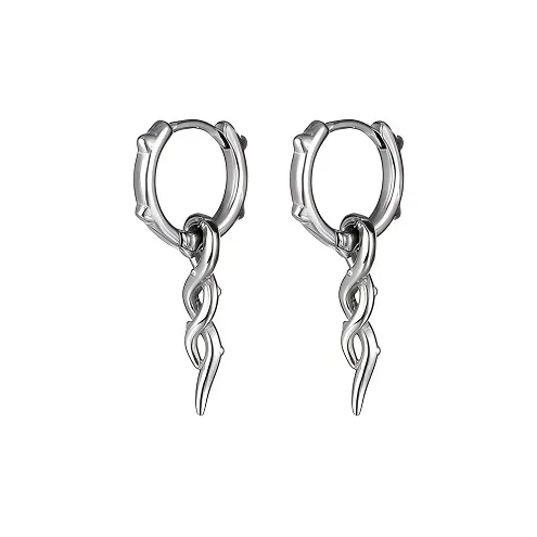 JKEM Titanium Steel Earrings Unisex-0