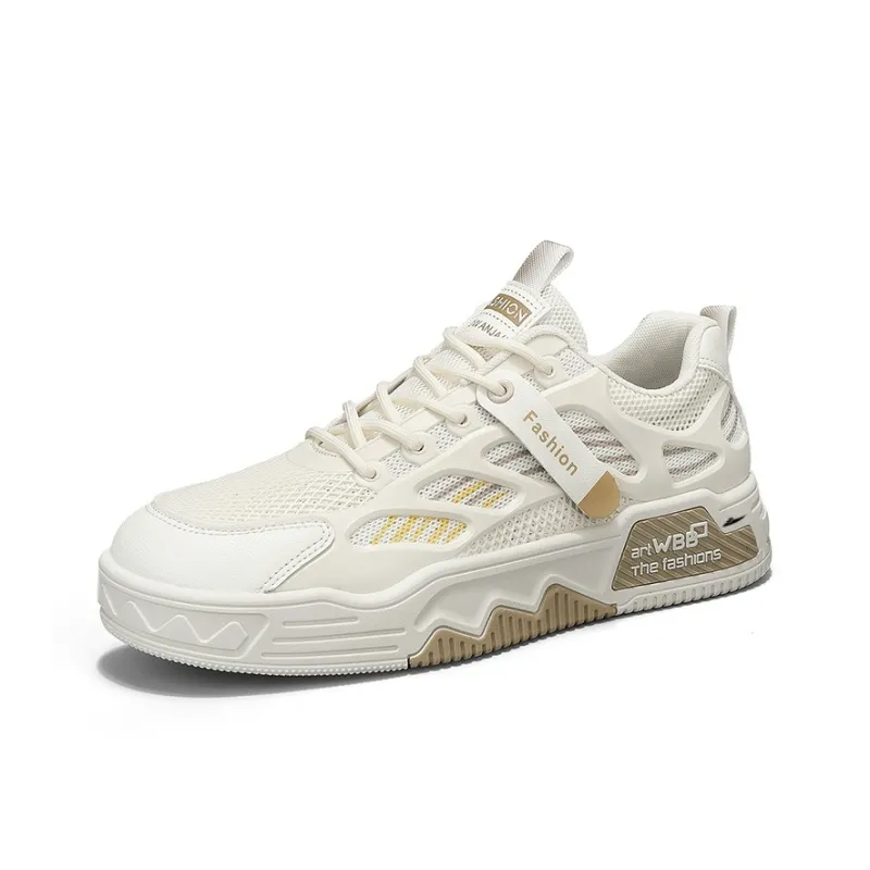 Kuding Slip Resistant Cushioning Abrasion Resistant Lightweight Breathable Low Top Skateboard Shoes Men's-3