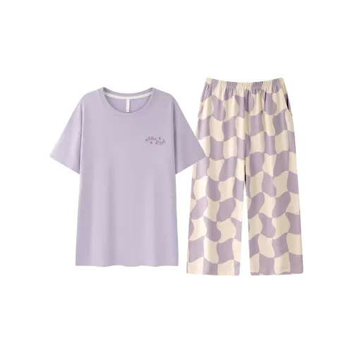 Floating Light Islands Pajama Set Women's