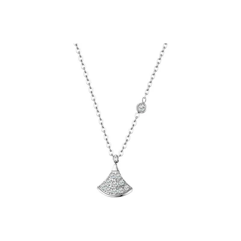 OLEVS Stainless Steel Necklaces Women's Silver-0