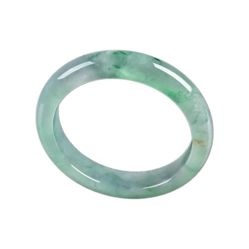 YUANLINYU Ice Glutinous Jadeite Bangles Women's-0
