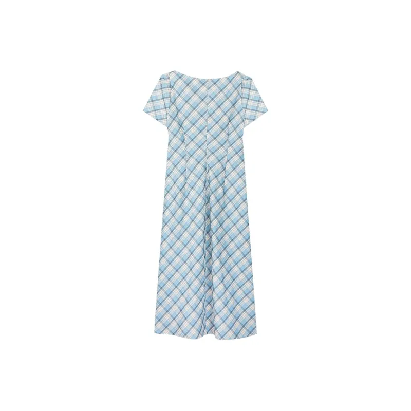 Mu Xiao Xin Short Sleeved Dress Women's-8
