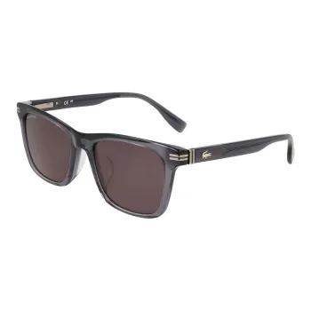 LACOSTE Square Sunglasses Men's Gray
