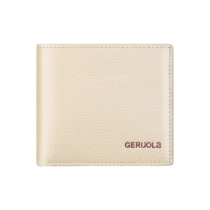 Gorora Top Grain Cow Leather Horizontal Wallet Regular Women's Multicolor-7
