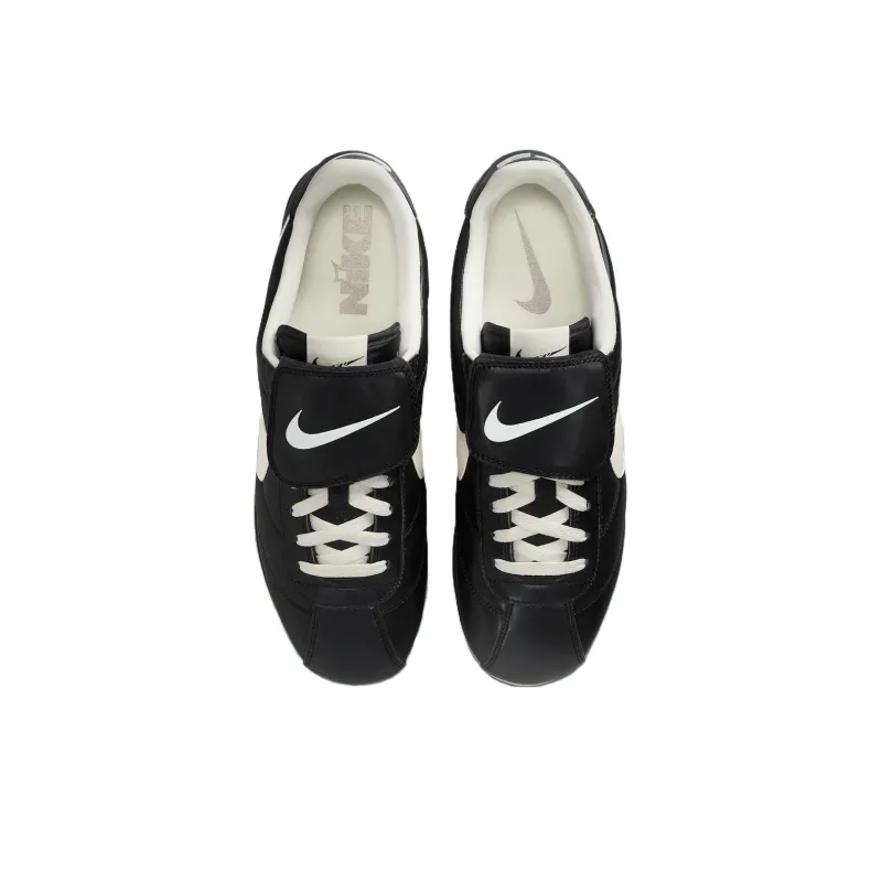 Nike Cortez SE Anti Slip Wear Resistant Low Top Casual Shoes Unisex Black-3