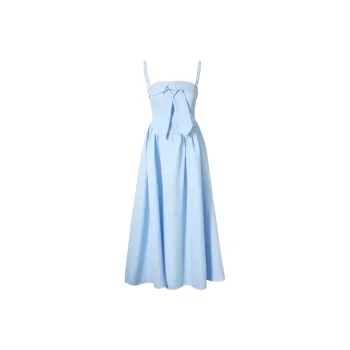 DOSOHEB Slip Dresses Women's Blue