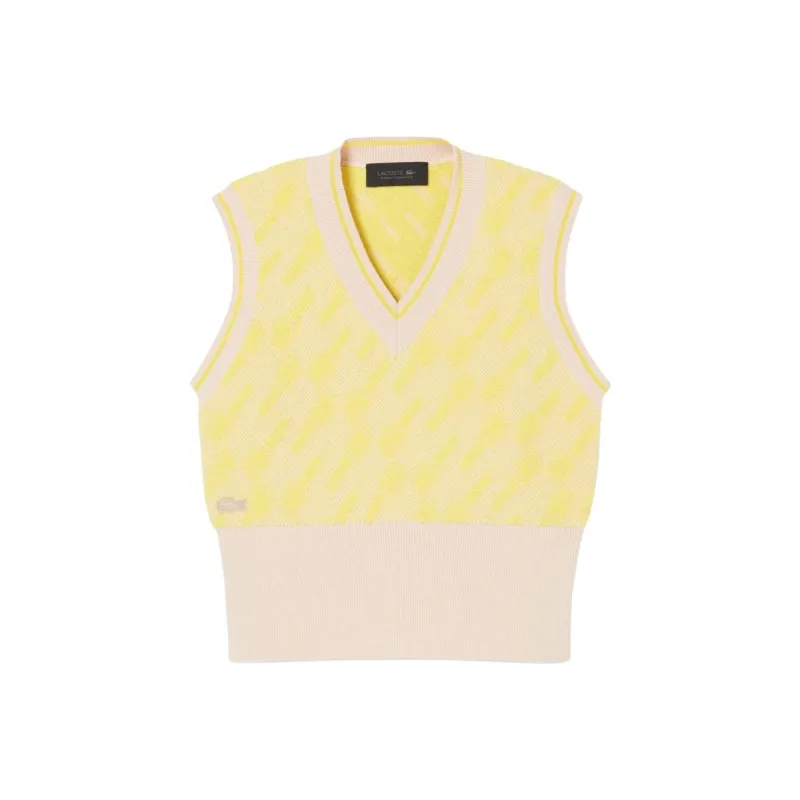 LACOSTE Tank Top Women's Yellow-0