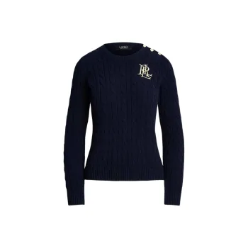 LAUREN RALPH LAUREN Logo Embroidered Knitted Jumper