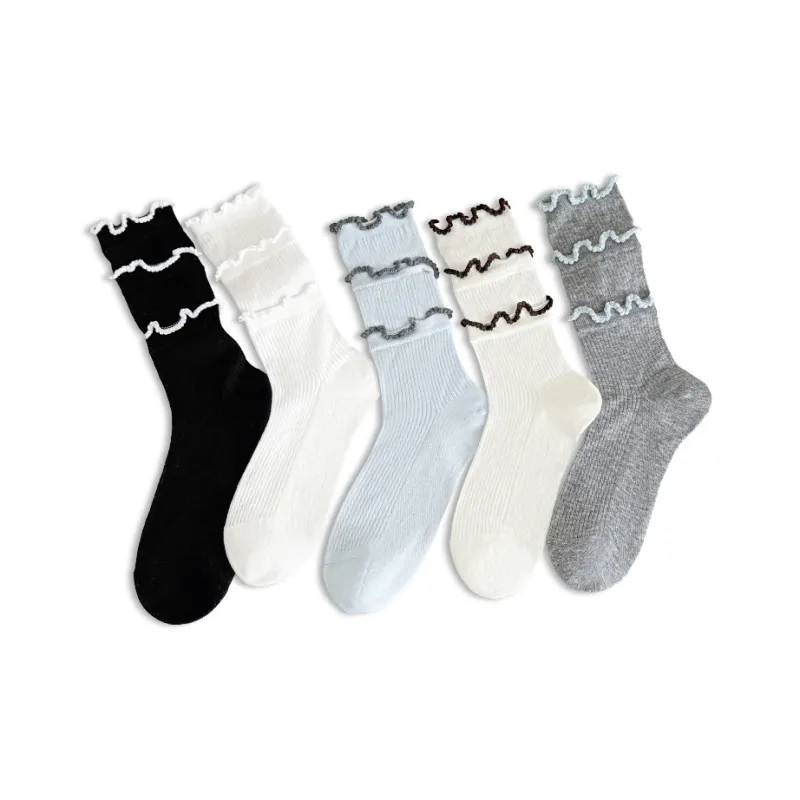 Gentle Welcome Mid Calf Socks Women's 5 Pack-0