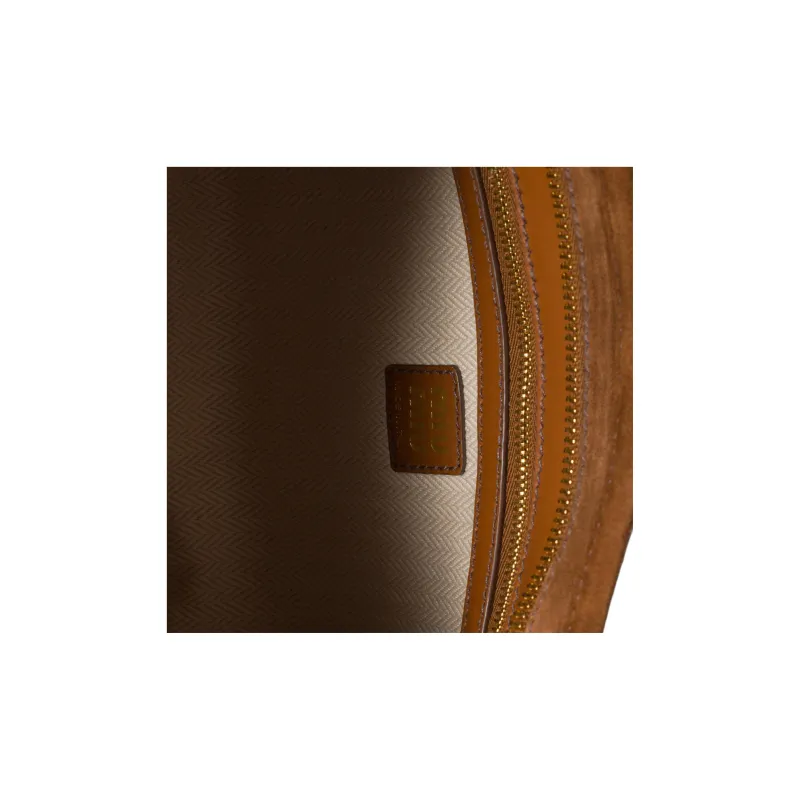 MIU MIU Aventure Calfskin Handbag, Shoulder Bag Women's Oak Brown-3