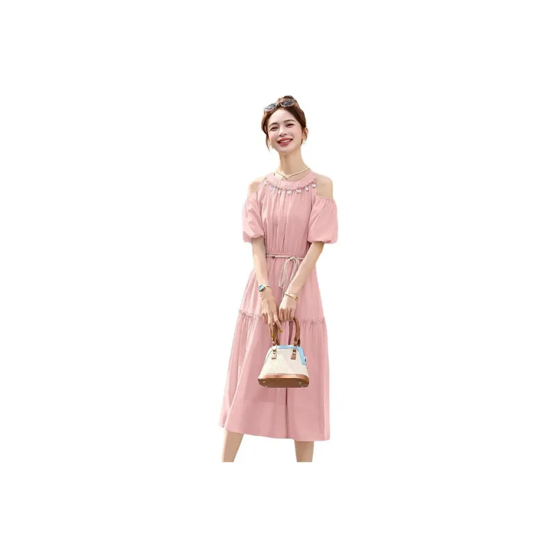 TEME Short Sleeved Dress Women's-5
