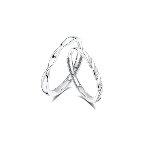 SEEPD Colored Glaze Zircon Ring Unisex
