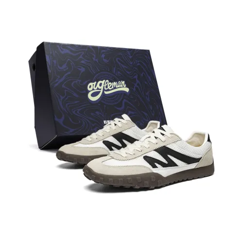 OUGLEMEN Slip Resistant And Abrasion Resistant Coverage Low Top Casual Shoes Men's