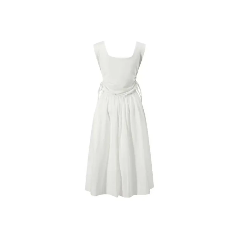 DOSOHEB Slip Dresses Women's White-1