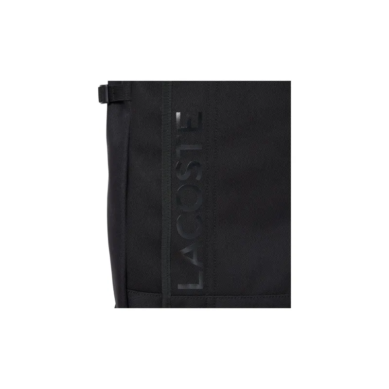LACOSTE Nylon Backpack Men's Black-4